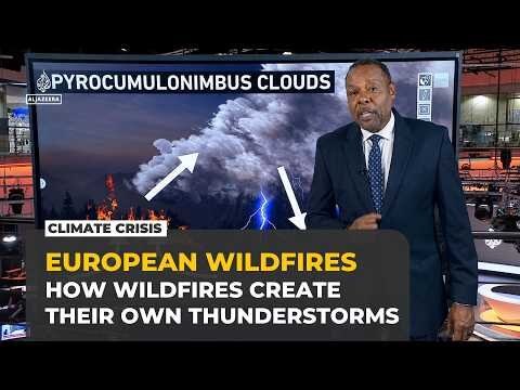 How Europe’s wildfires create their own thunderstorms