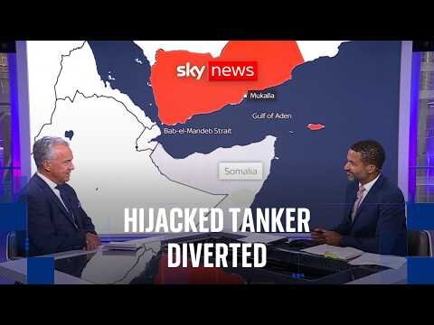 Tanker hijacked off Yemen coast and diverted towards Somalia