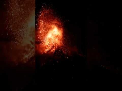 Volcano eruption in Guatemala forces villagers to evacuate
