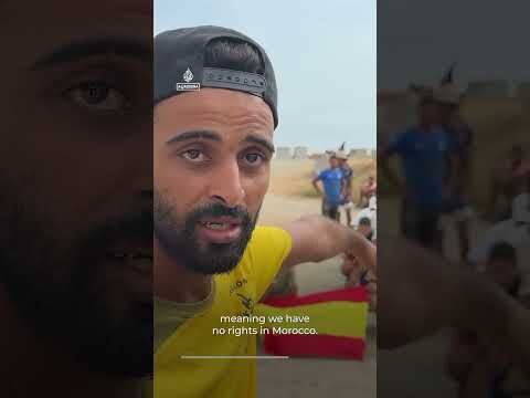 Moroccan migrants stage sit-in as thousands remain stranded in Ceuta