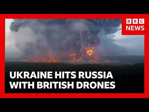 Ukraine using British drones to strike military and industrial targets deep inside Russia