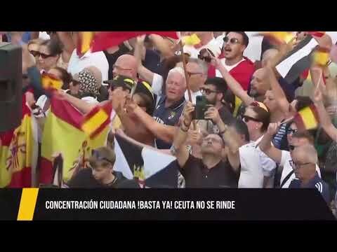 Hundreds protest in Ceuta, call for action on migration crisis
