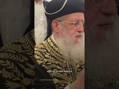Israel’s Chief Rabbi says Palestinians ‘are not a people’ and ‘have no rights