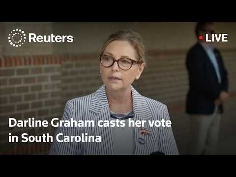 Darline Graham casts her vote in South Carolina