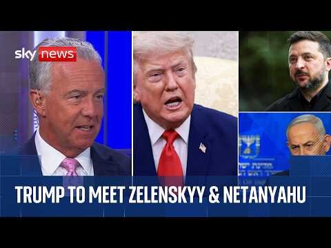 Military analyst Sean Bell previews Trump's meetings with Zelenskyy and Netanyahu