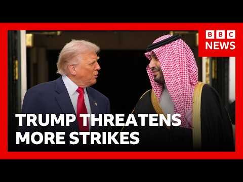 President Trump threatens Iran with a 'beating' as Saudi Arabia joins US strikes
