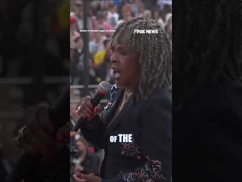 Martha Reeves' 'BRUTAL' National Anthem performance goes viral #shorts #viral #nationalanthem