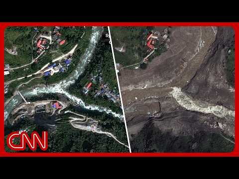 Nepal flood: Before/after photos, rescue op latest & a wiped-out village