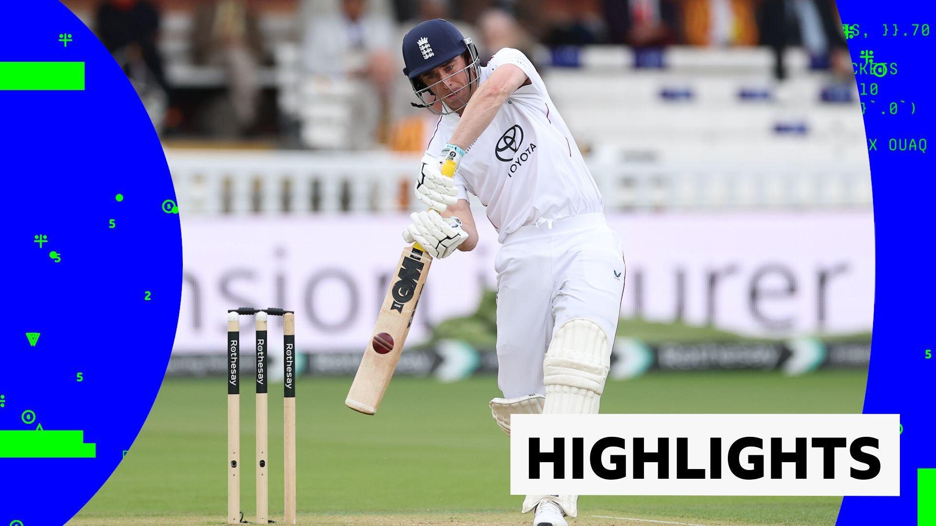 Lawrence helps England build big lead on rain-affected day at Lord's