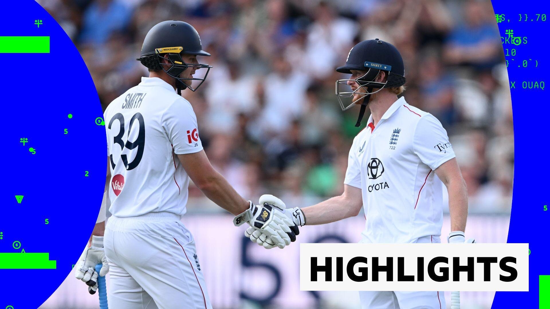 Smith and Cox lead England fightback after tricky first day at Lord's