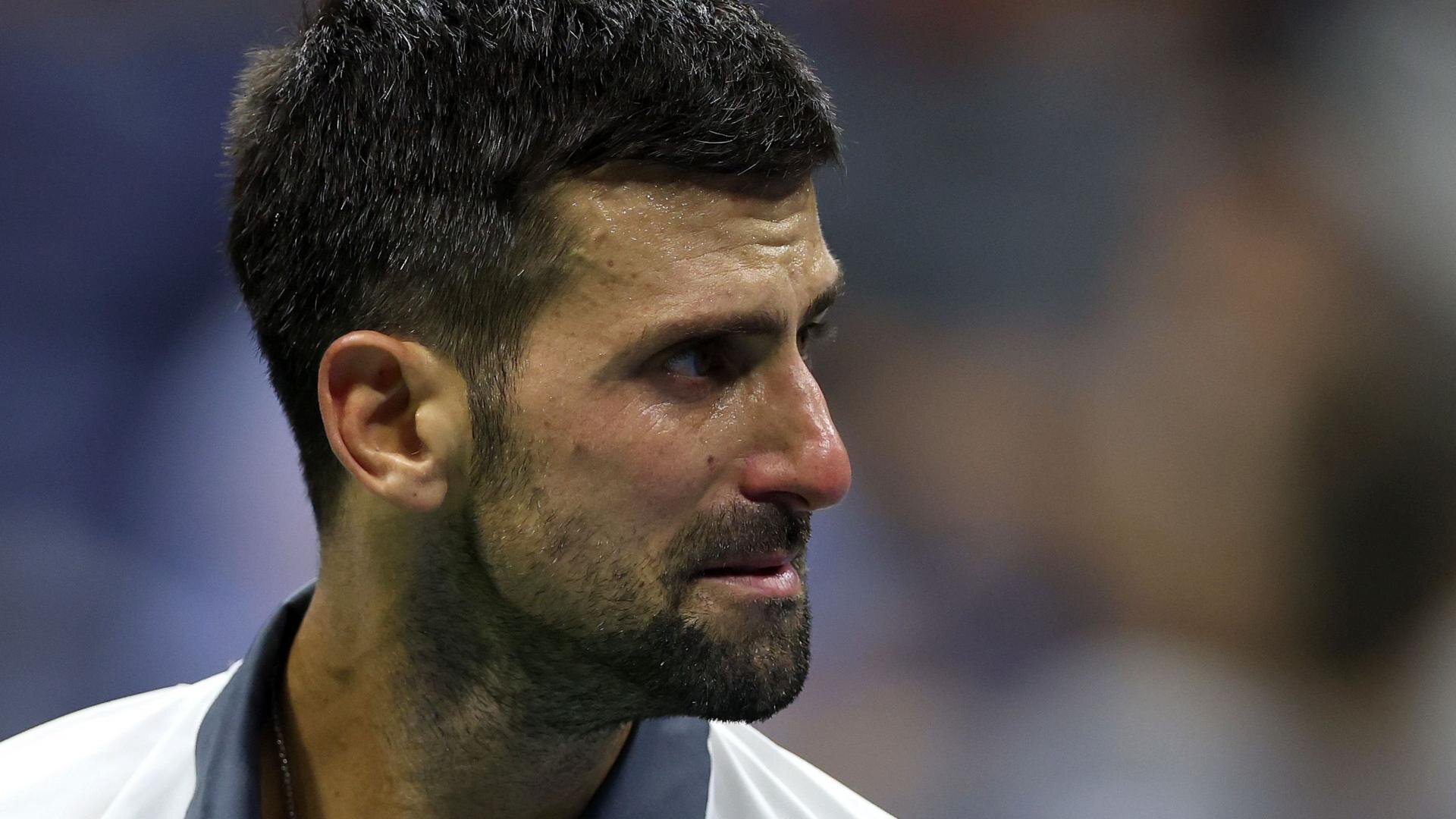 Djokovic breaks down in tears during US Open first-round exit