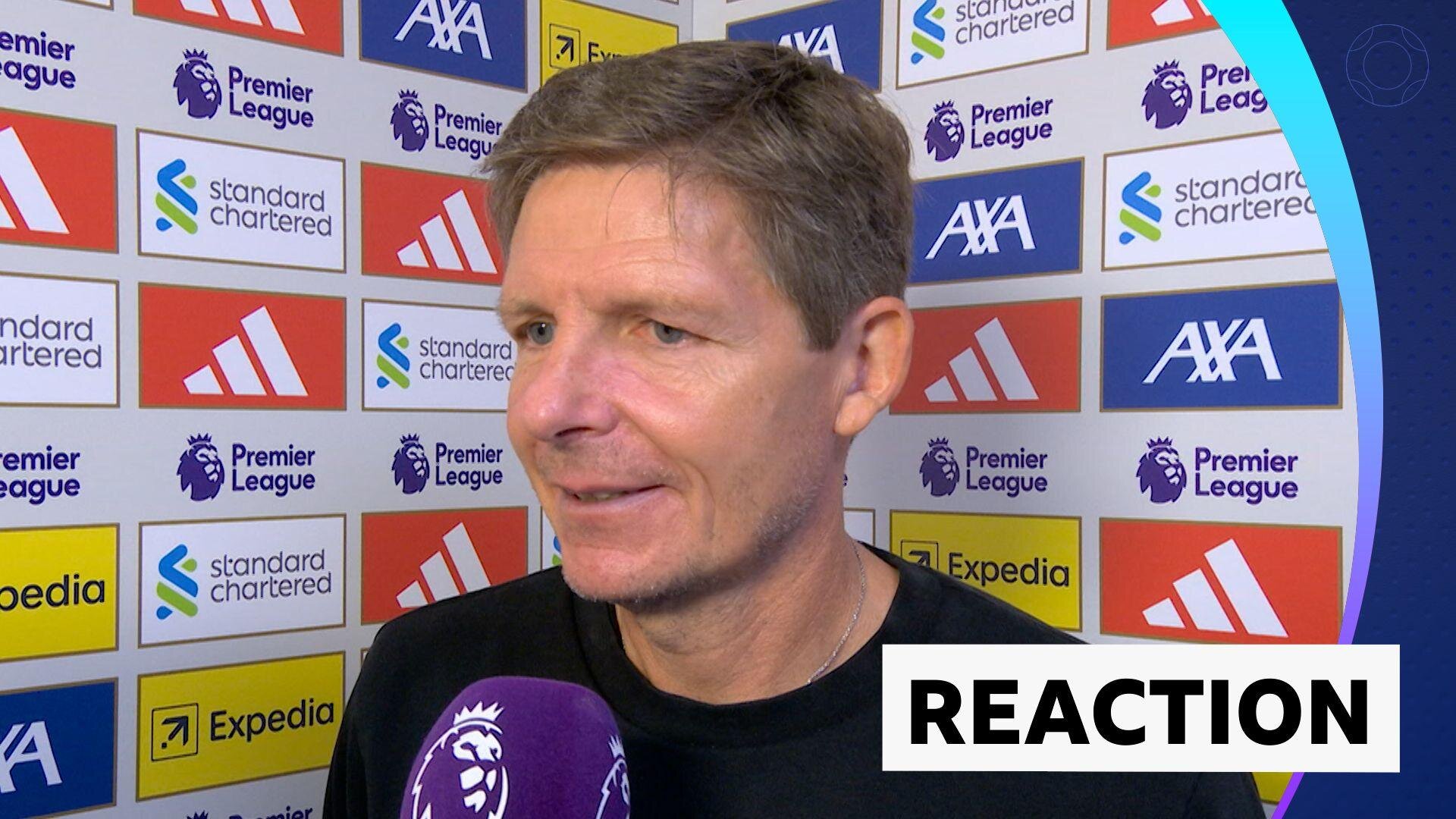 Proud' but 'disappointed' - Glasner's mixed emotions after Liverpool draw