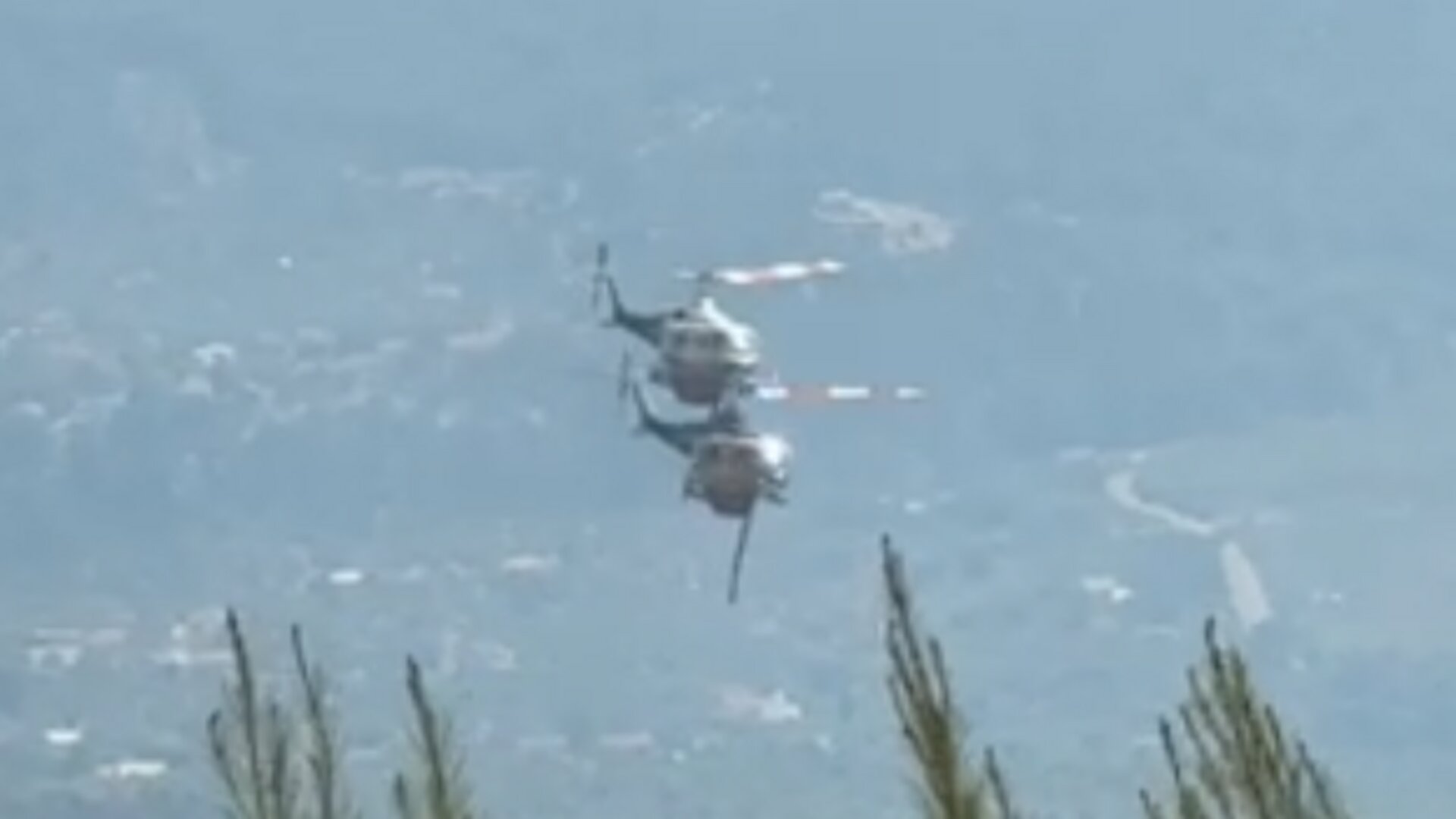 Two crew killed as British pilot survives after firefighting helicopters collide in Greece