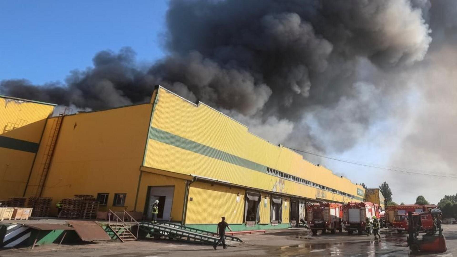 Nine killed in strikes on Kyiv, as Ukraine sinks Russian container ship