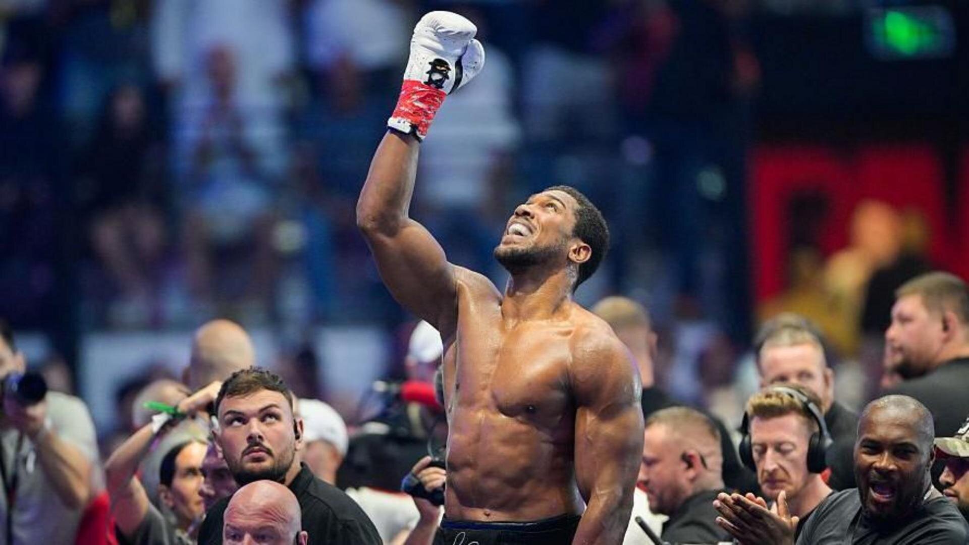 Joshua's emotional win over Prenga in pictures