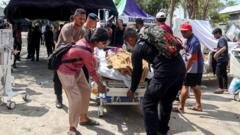 Thousands displaced by deadly Indonesia earthquake as rescue efforts continue