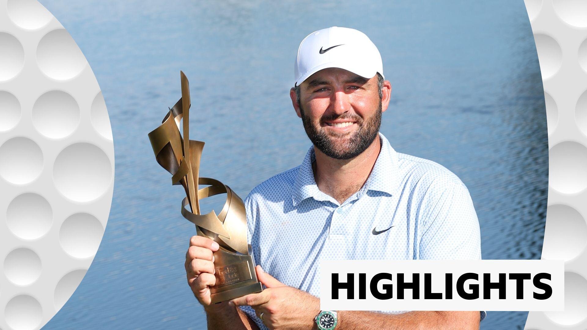 Scheffler cruises to eight-shot win at first FedEx Cup play-off