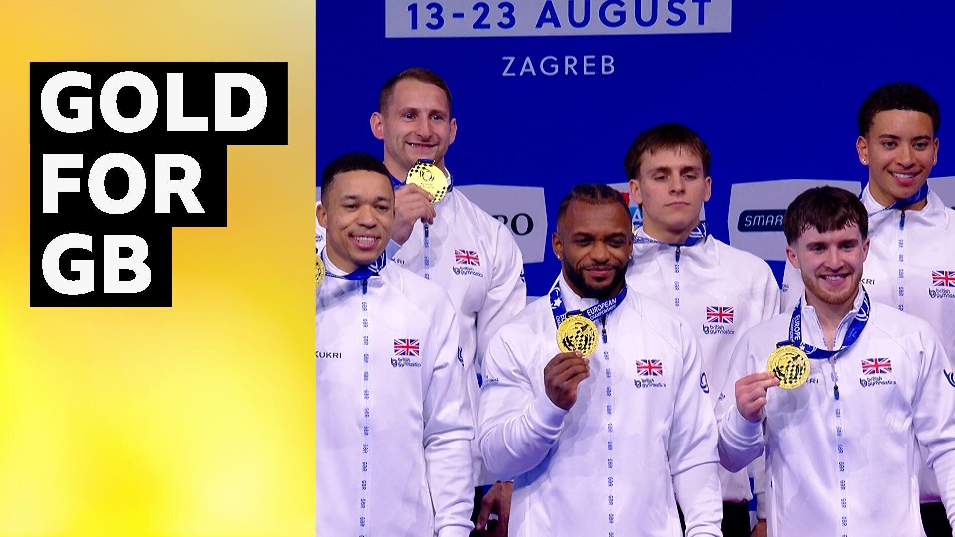 GB win European Championships men's team gold