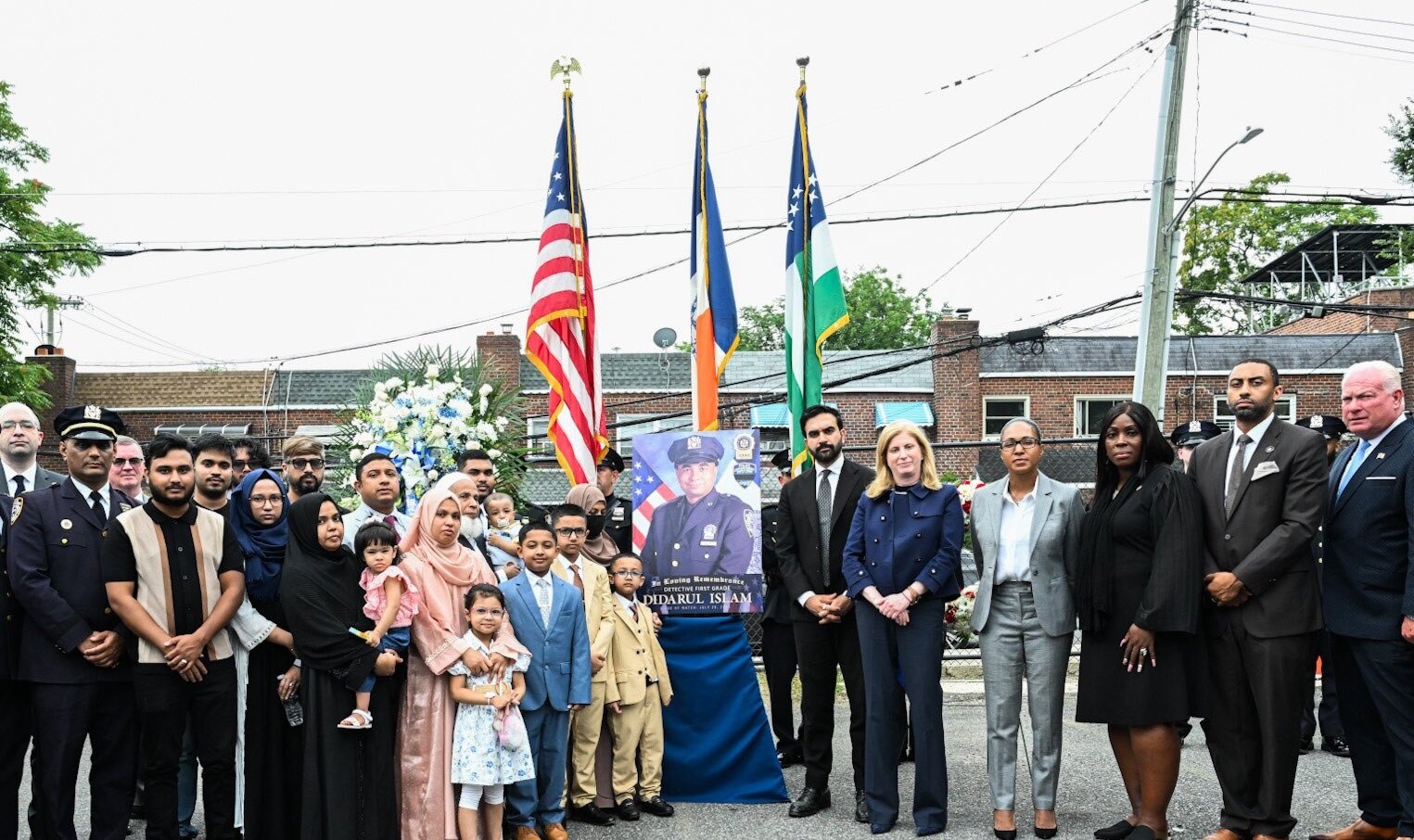 I miss my father so much': Slain NYPD officer's family marks year without him