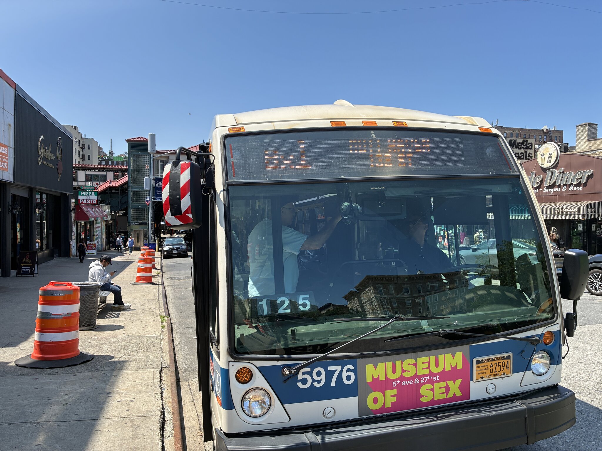 The MTA bus routes that slowed down after cameras began ticketing double-parked drivers