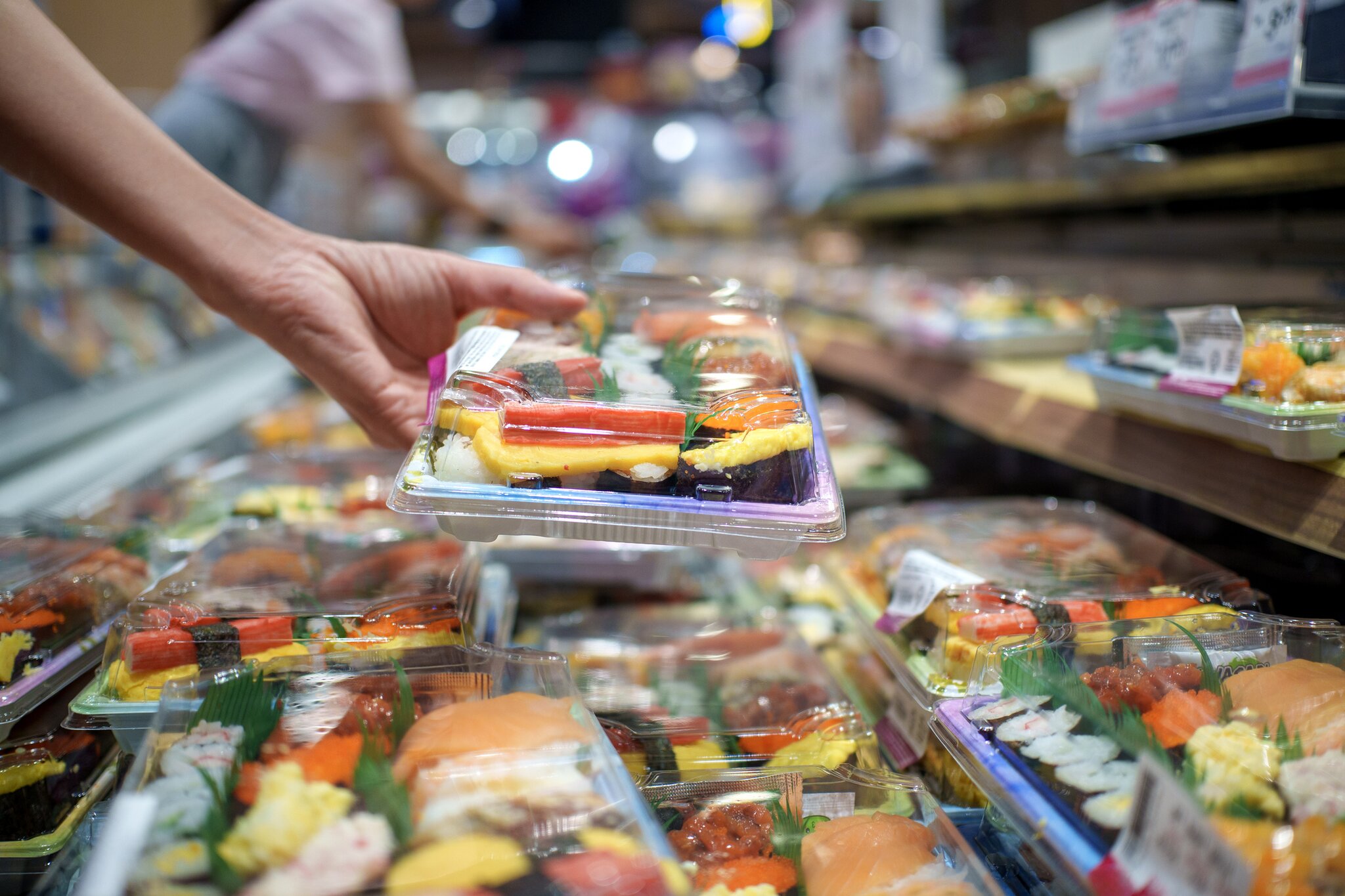 Early Addition: When the sun goes down, the 50% off sushi frenzy begins