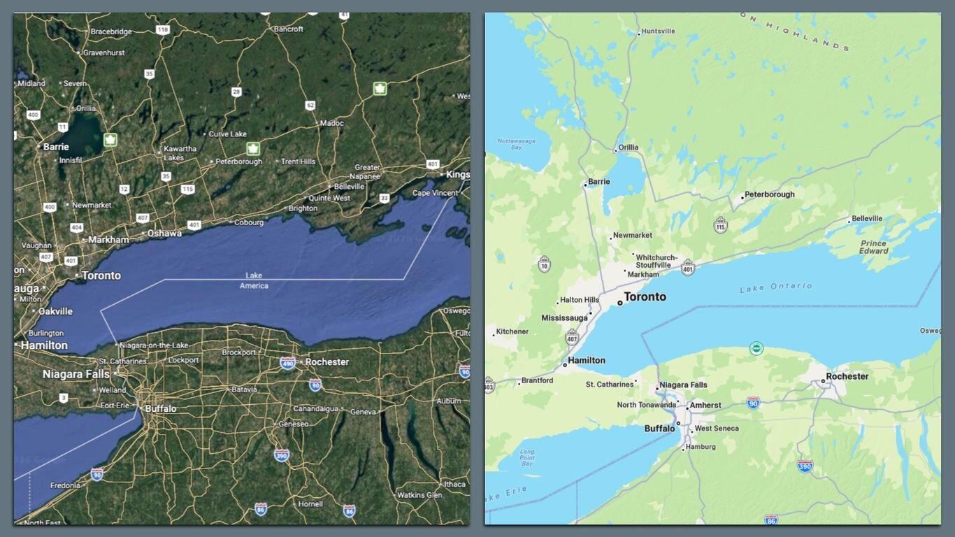Google Maps adds 'Lake America' as Ford compares change to 'SNL' skit