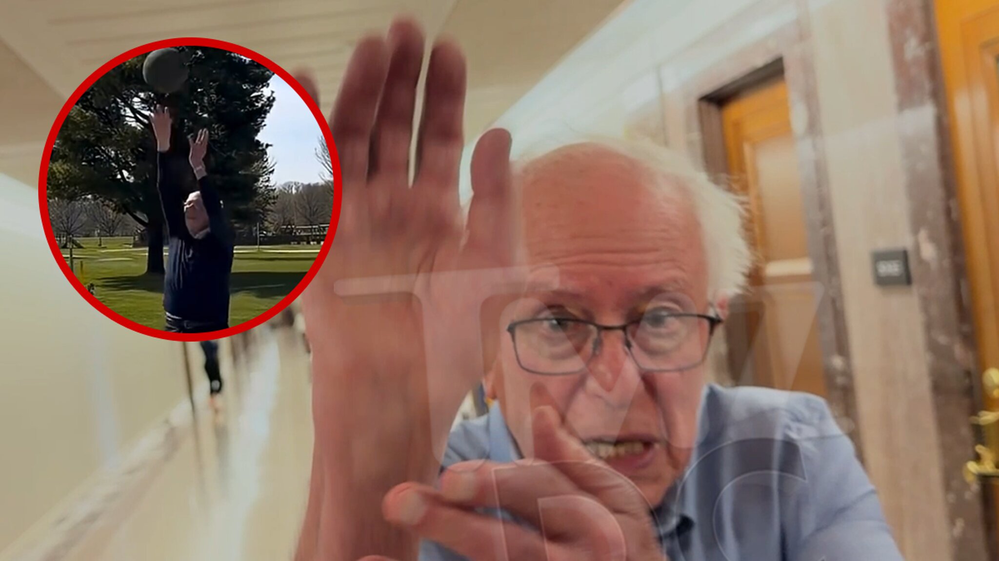 Sen. Bernie Sanders Shows Off Jump Shot, Jokes He's Ready For The NBA