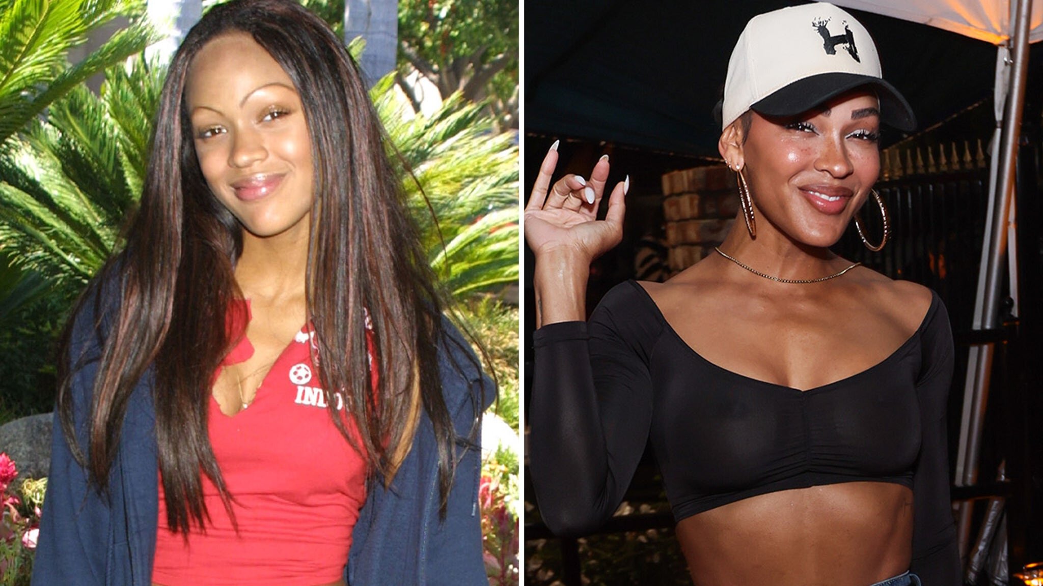 Meagan Good Then & Now -- Good Genes or Good Docs, Hot Shots