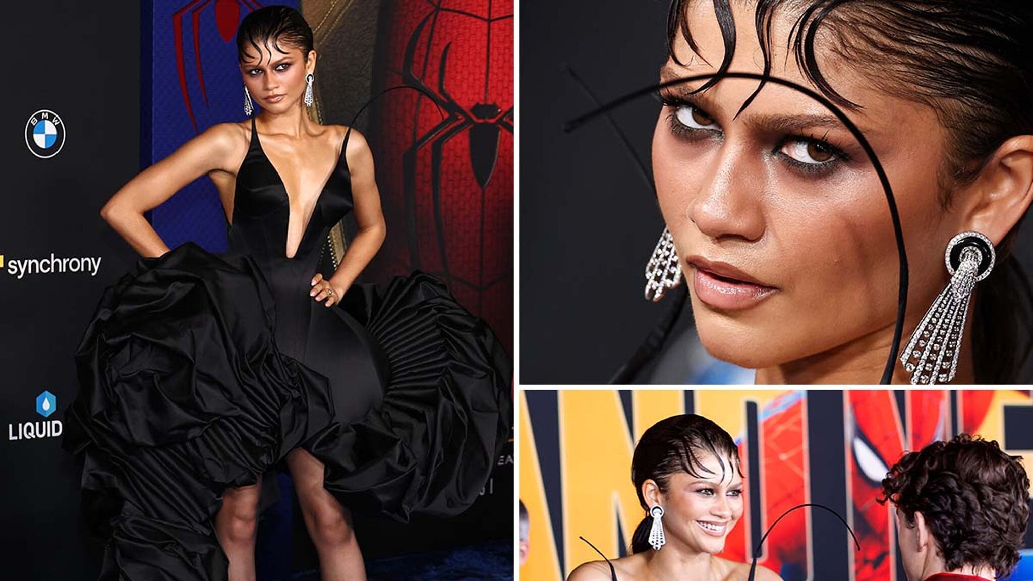 Zendaya Stuns at 'Spider-Man: Brand New Day' Premiere With Tom Holland