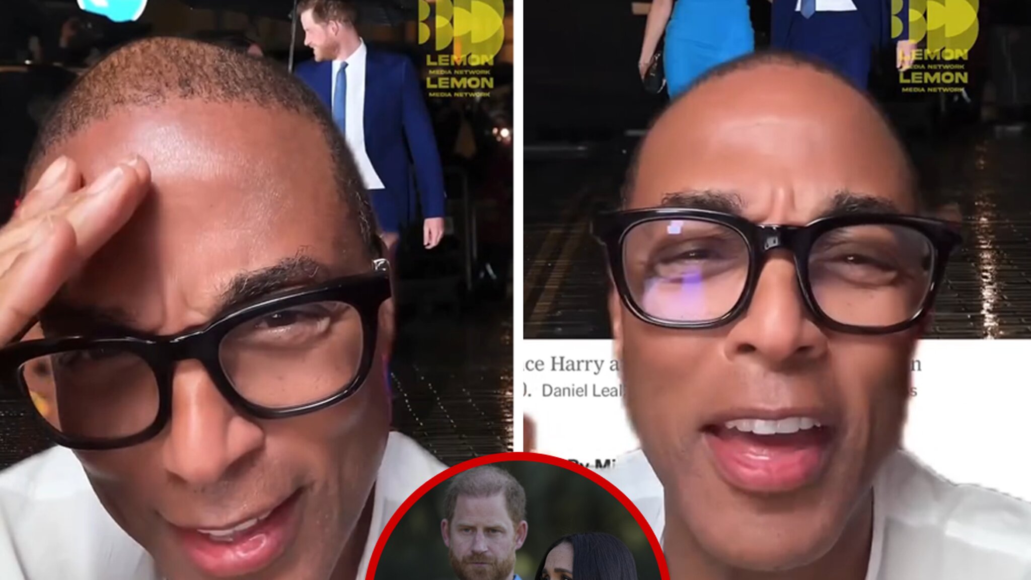 Don Lemon Reacts to Prince Harry, Meghan Markle's Move Back to England