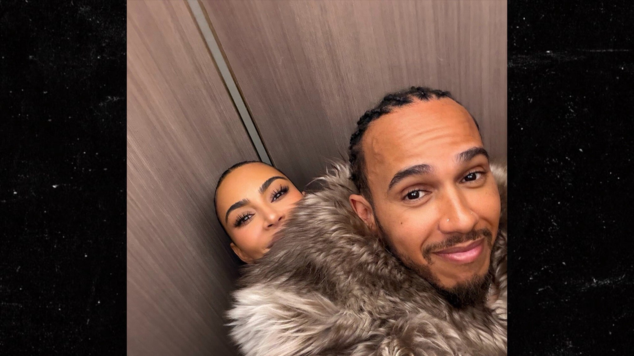 Kim Kardashian and Lewis Hamilton Get Cozy in New Photos