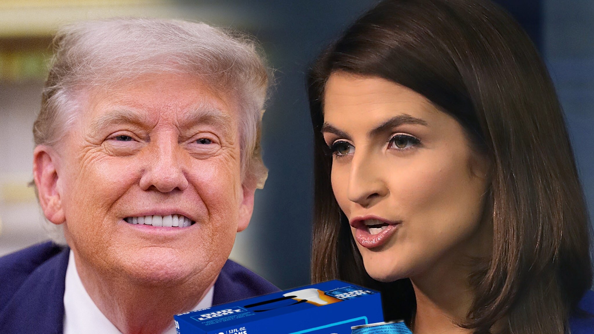 Trump Shares A.I. Pic of Kaitlan Collins as Dylan Mulvaney After WHCD Speech