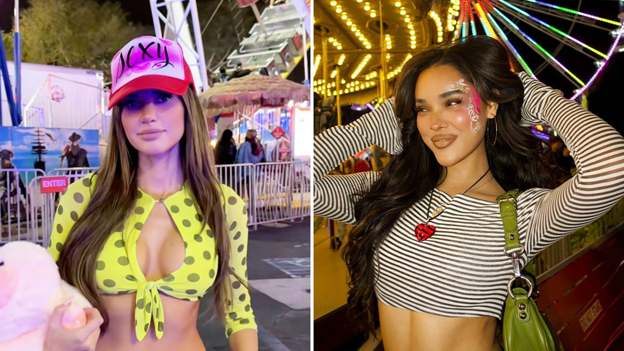 Iris Kendall vs. Cely Vazquez Who'd You Rather?! Crop Top Cuties