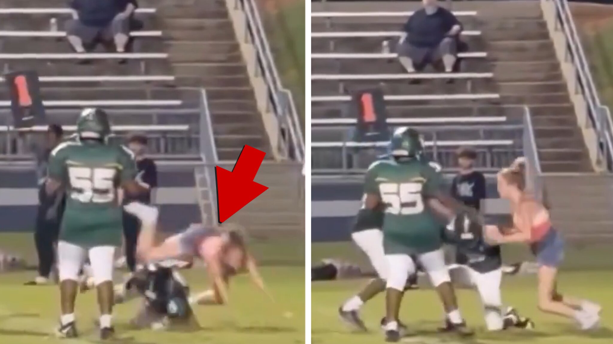 16-Year-Old Girl Charged With Assault After Tackling Middle School Football Player