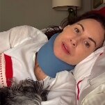 Minnie Driver "grateful to be alive" after car accident