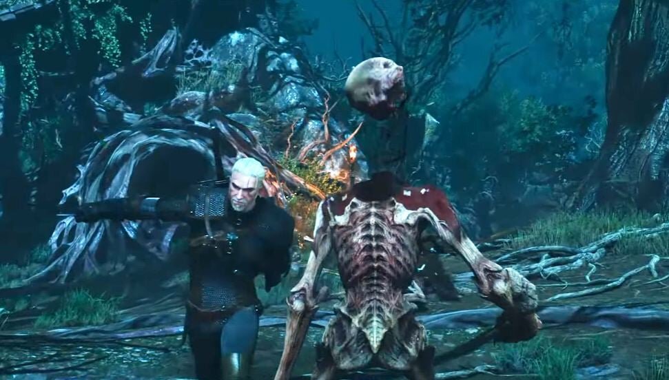 Witcher 3 DLC Gameplay Reveal Shows Geralt Pulling A Mortal Kombat ‘Get Over Here’ With New Monster-Slaying Weapon