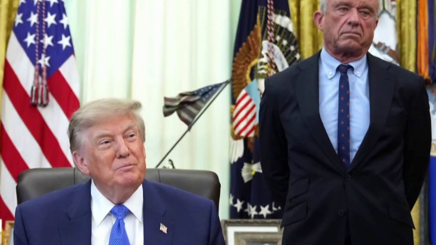 Trump signs order to change child vaccine recommendations