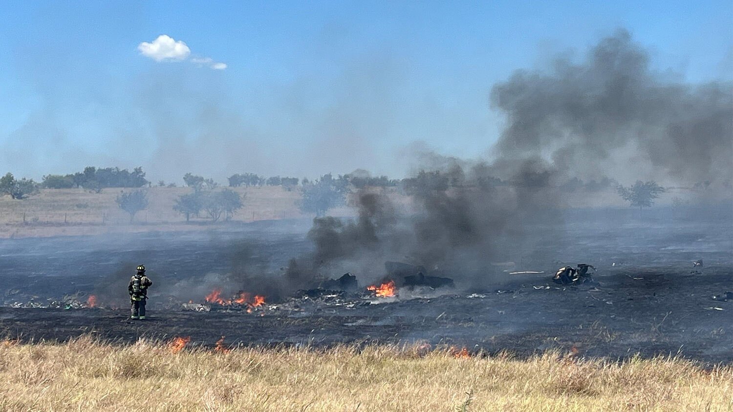 Two dead after military Apache helicopter crashes near Fort Hood in Texas