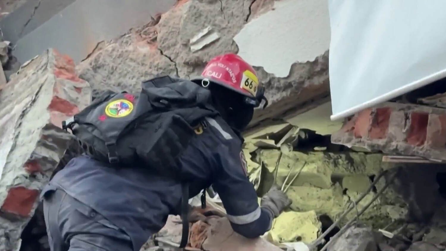 Desperate search for earthquake survivors