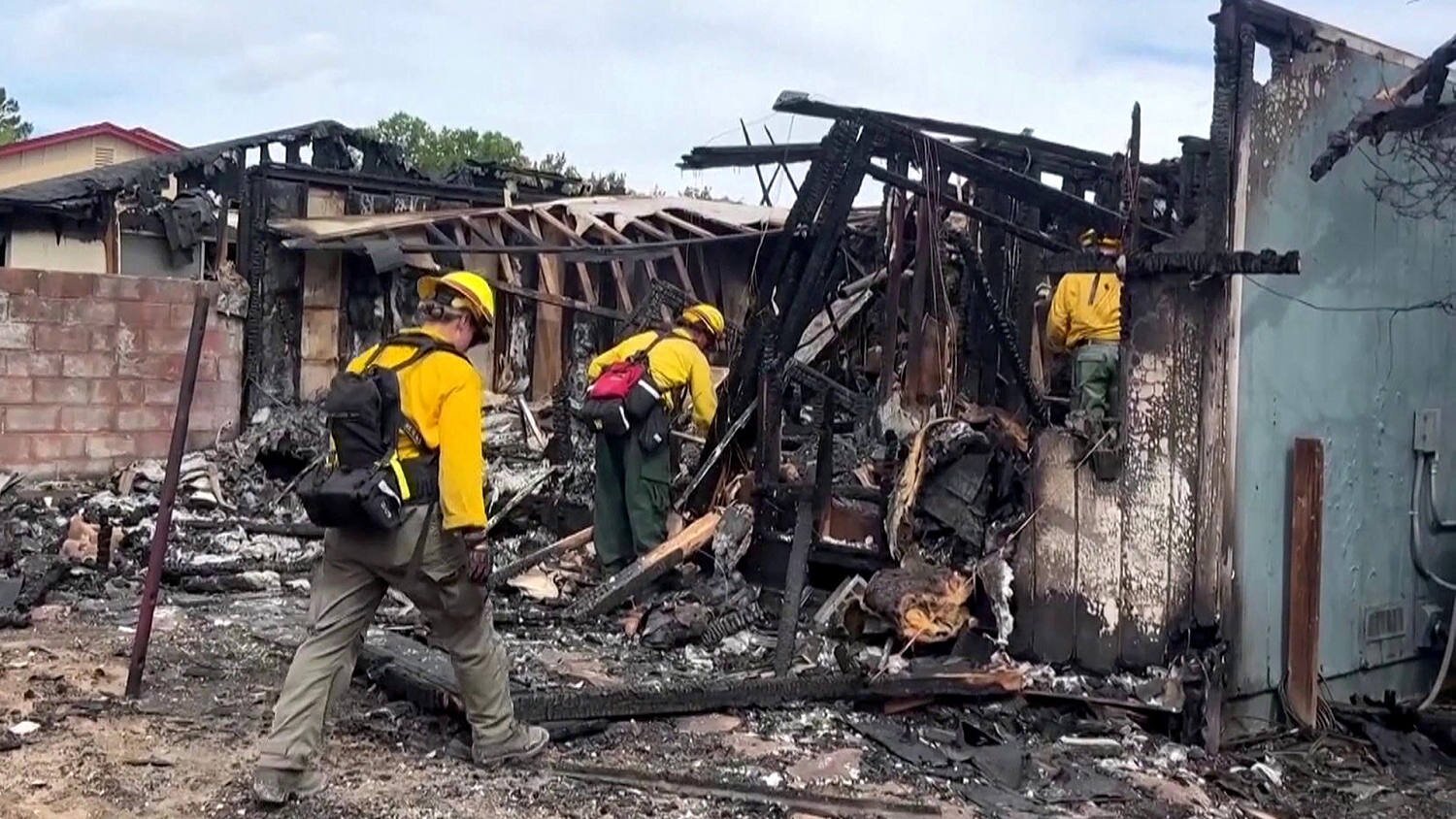 Firefighters Finally Gain Upper Hand on Raging Nevada Wildfire