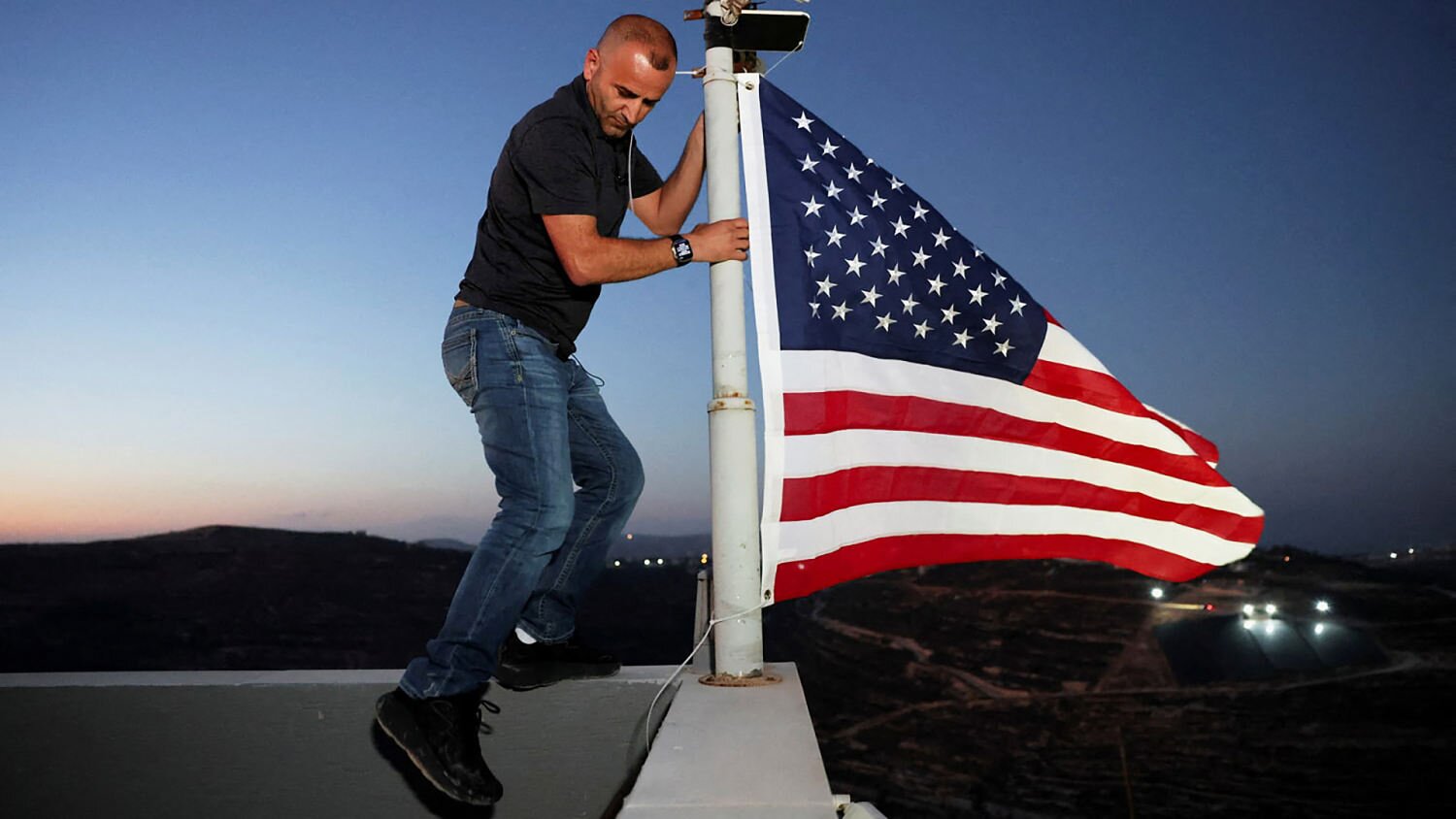 Palestinian-American travels to his West Bank home amid Israeli settler siege