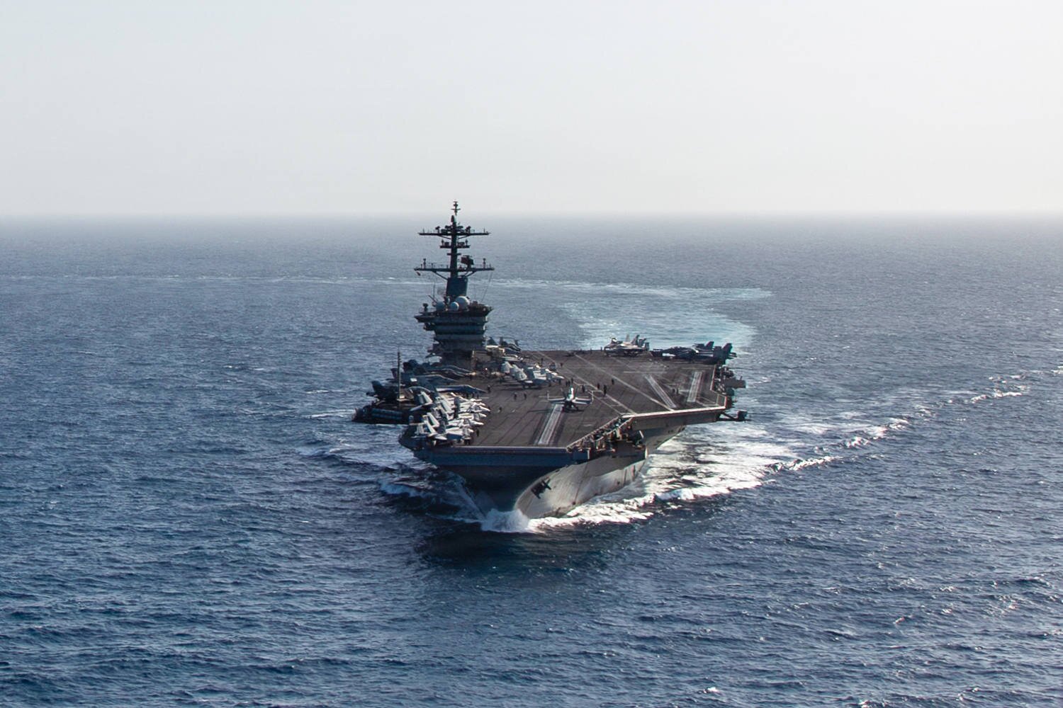 USS Lincoln heads home after extended deployment to the Middle East