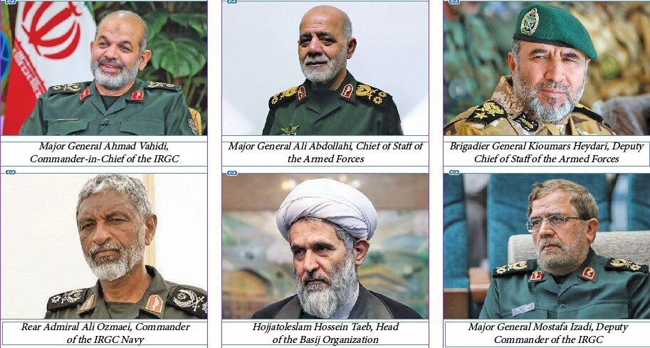 Iran’s Leader appoints six top military commanders