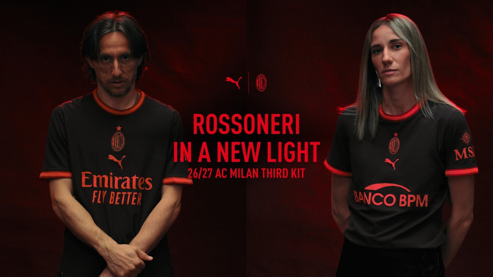 Rossoneri in a new light": ac milan and puma unveil the 2026/27 third kit