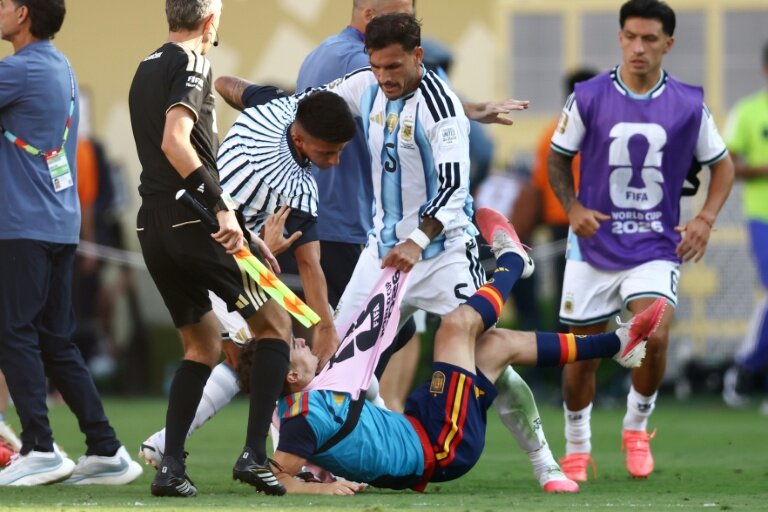 Argentina's Paredes suspended for 10 games for World Cup fight