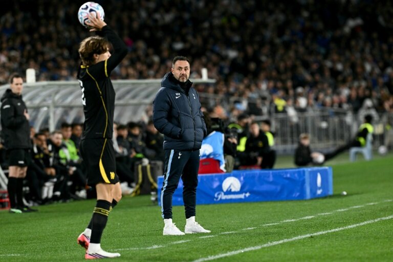 Tottenham manager De Zerbi 'happy' with pre-season progress