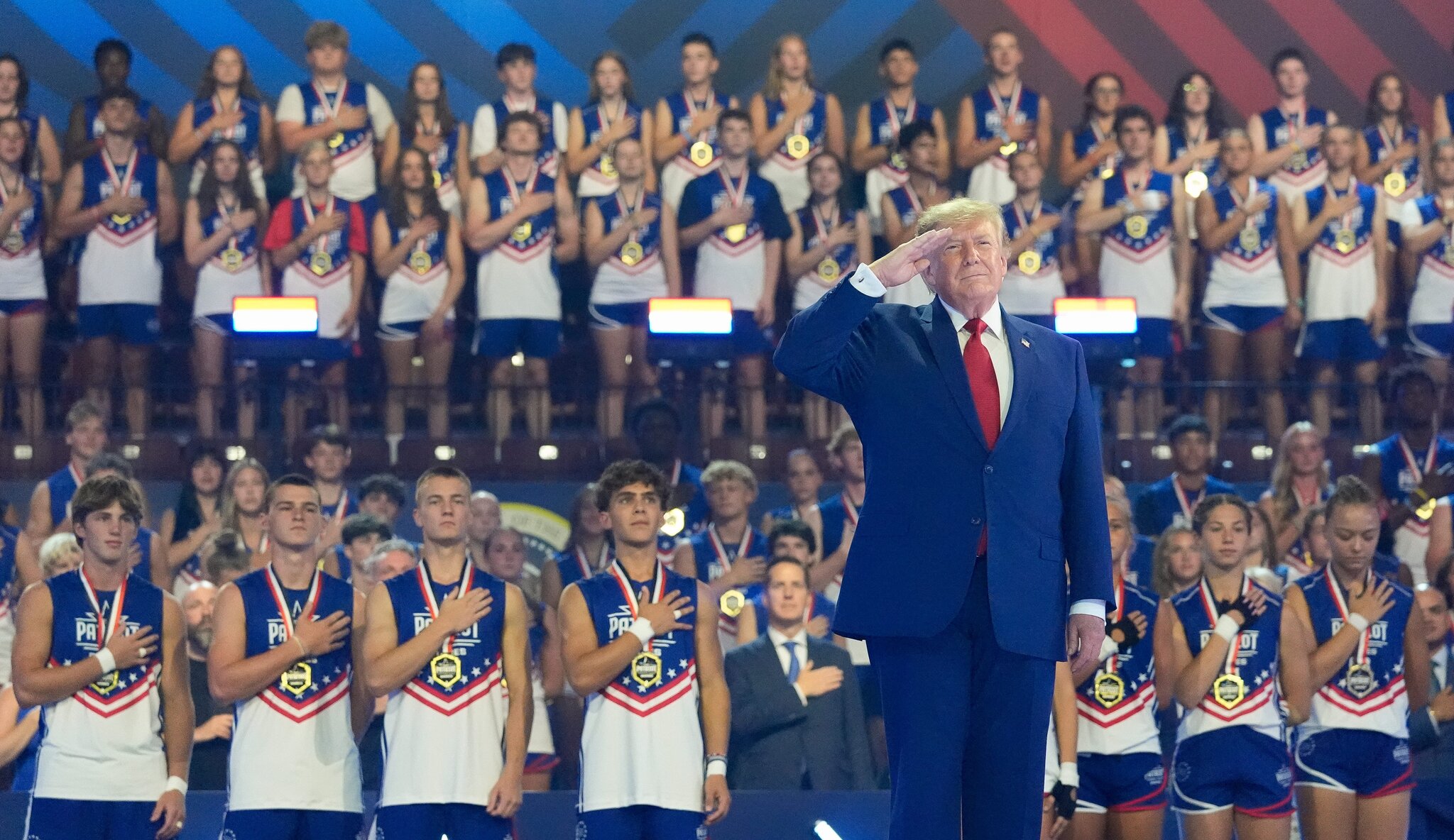 Trump awards two winners in 2026 Patriot Games, just don't ask who won