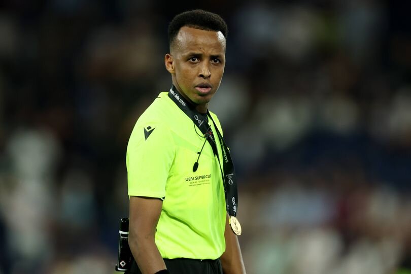 Omar Artan sends five-word message to Donald Trump after making UEFA Super Cup history