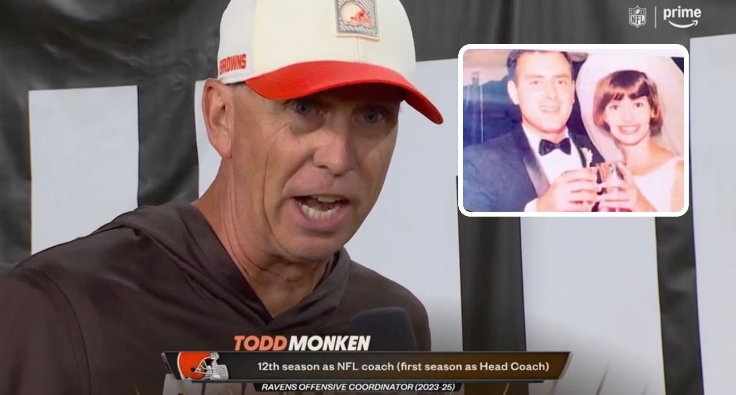 Todd Monken uses interview to congratulate Al and Linda Michaels on 60th wedding anniversary