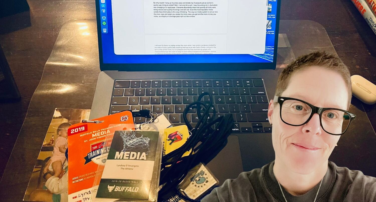 Lyndsey D’Arcangelo: Why I left sportswriting … and what I’m doing now